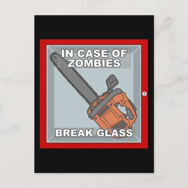 Postal En Funda de zombies (Anverso)