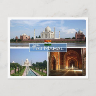 Postal EN India - El Taj Mahal -