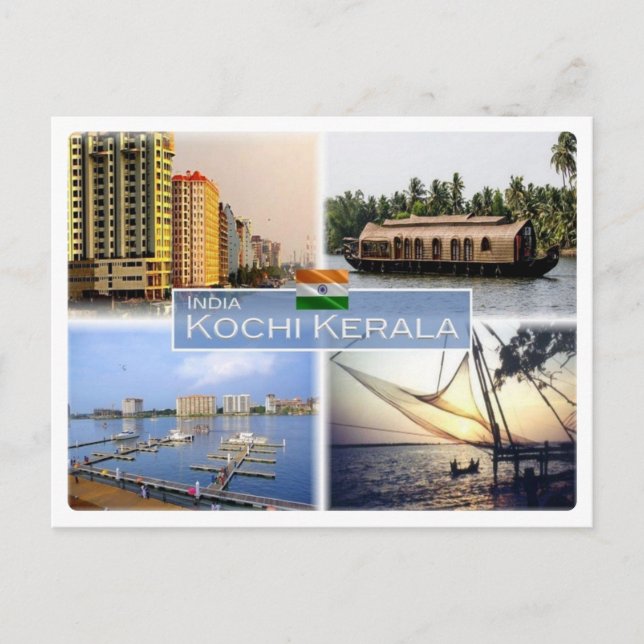 Postal EN India - Kochi Cochin Kerala - (Anverso)