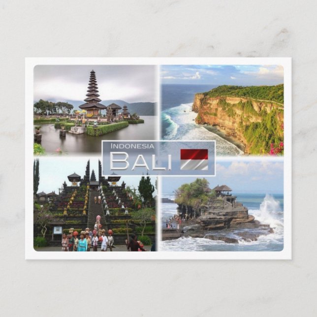 Postal EN Indonesia - Balil - (Anverso)