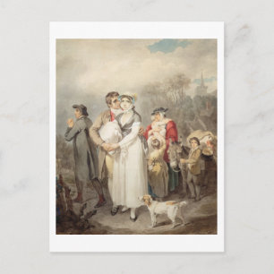 Postal En la carretera, 1799 (con restos de lápiz sobre p