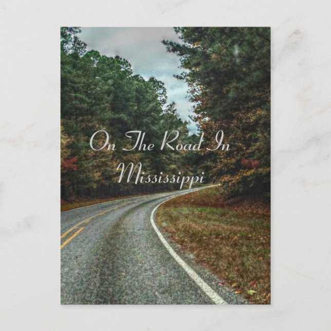 Postal En La Carretera De Misisipi (Anverso)