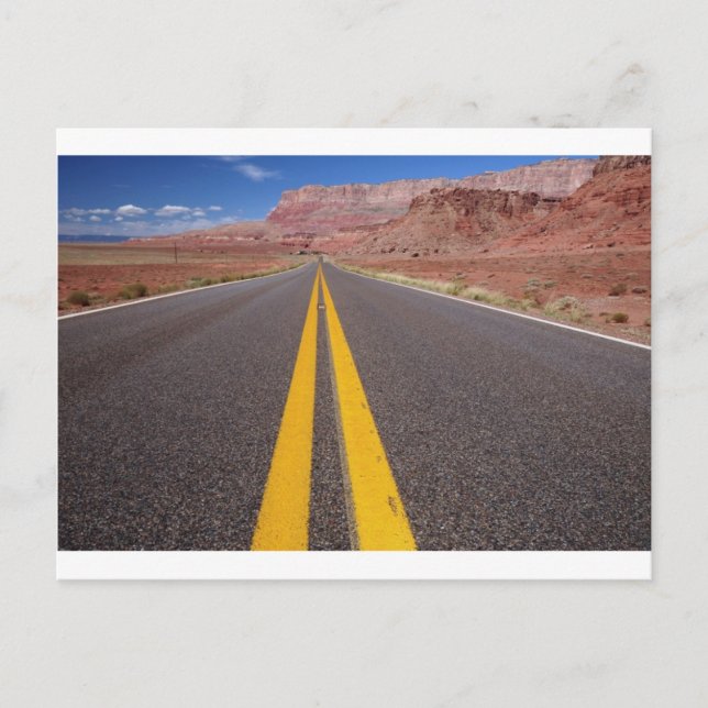 POSTAL EN LA CARRETERA DE NUEVO (Anverso)