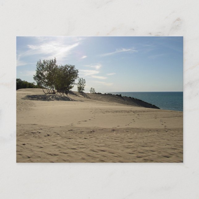 Postal En la cima del Mt. Baldy, Parque Nacional Indiana  (Anverso)