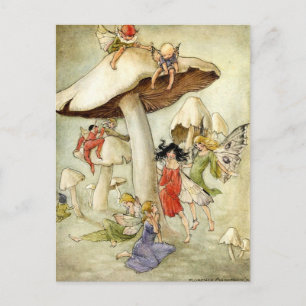 Postal 'En la colina Mushroom'