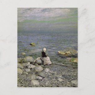 Postal En la costa del Mar Negro, años 1890