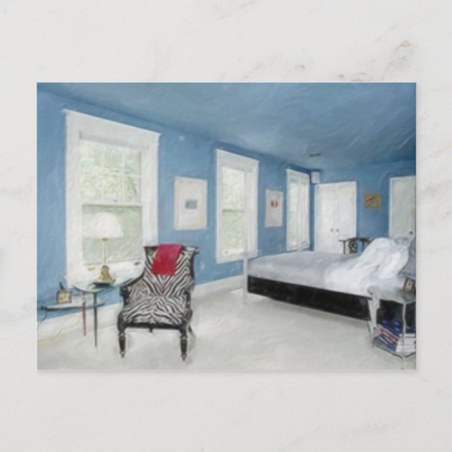 Postal En la habitación (Anverso)