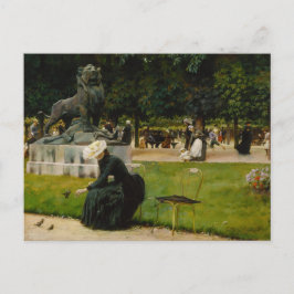 Postal En la impresión de lienzos en los jardines de Luxe