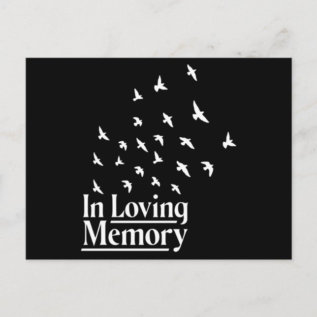 Postal En la memoria amorosa (Anverso)