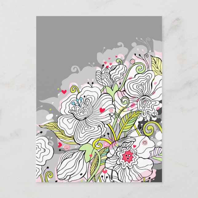 Postal En la niebla (Anverso)