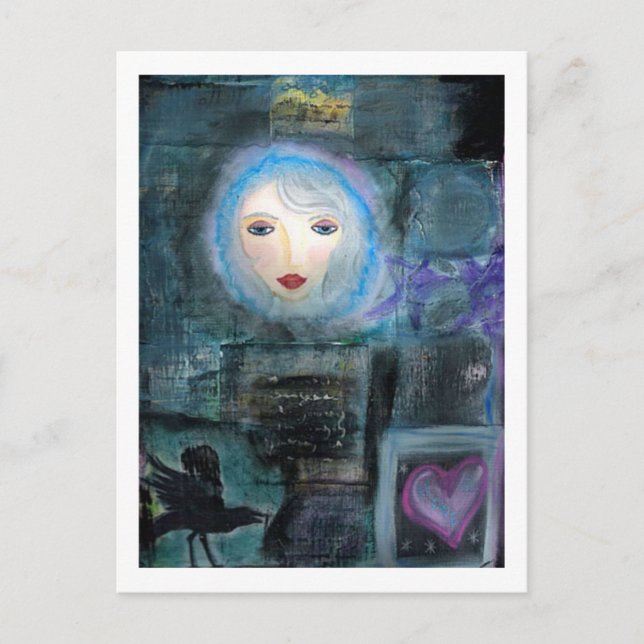 Postal En la oscuridad (Anverso)