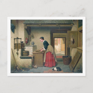 Postal En la Pantería, 1868 (petróleo en panel)
