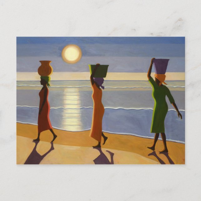 Postal En la playa 2007 (Anverso)