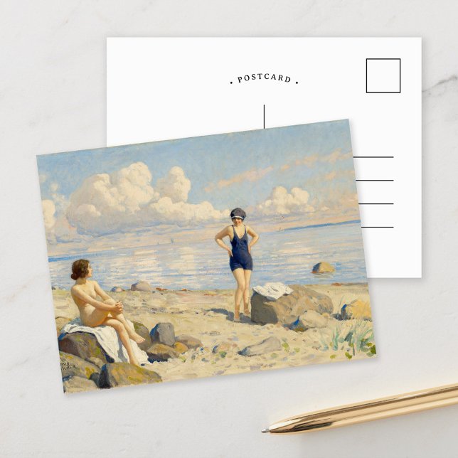 Postal En la playa | Paul Fischer (Subido por el creador)