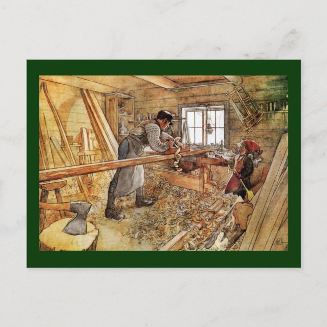 Postal En la Tienda de Capenter (Anverso)