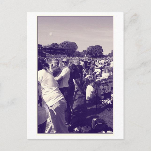 Postal En las carreras (Anverso)