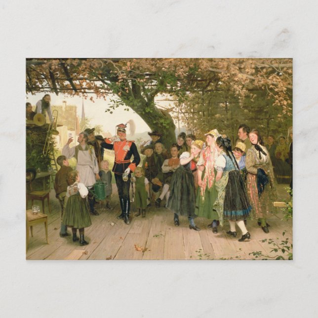 Postal En licencia, 1883 (Anverso)