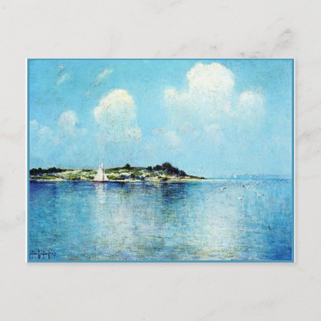 Postal En Long Island Sound cerca de Shelter Island (Anverso)