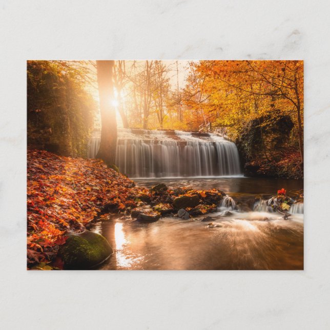 POSTAL EN LOS COLORES DEL OTOÑO (Anverso)