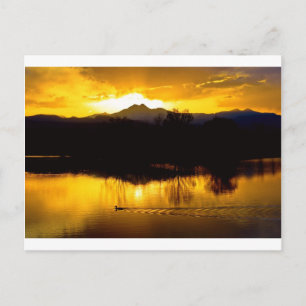 Postal En los Estanques Dorados