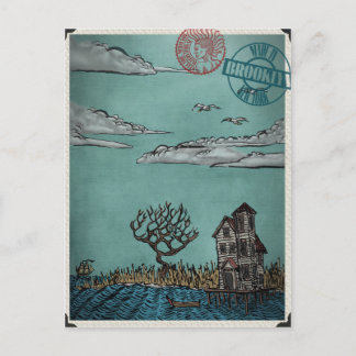 Postal En los zancos por Ordovich