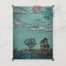 Postal En los zancos por Ordovich