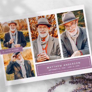 Postal En Memoria Amorosa Moderno Multi Foto