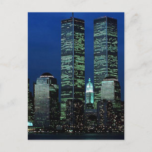 Postal En memoria de las Torres Gemelas WTC NYC