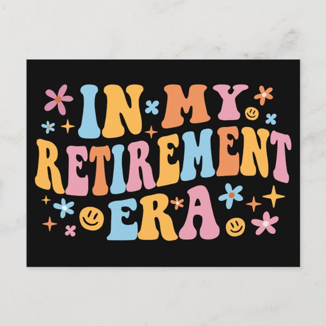 Postal En mi era de retiro (Anverso)