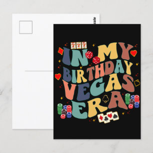 Postal En mi viaje de vacaciones de cumpleaños en la era 