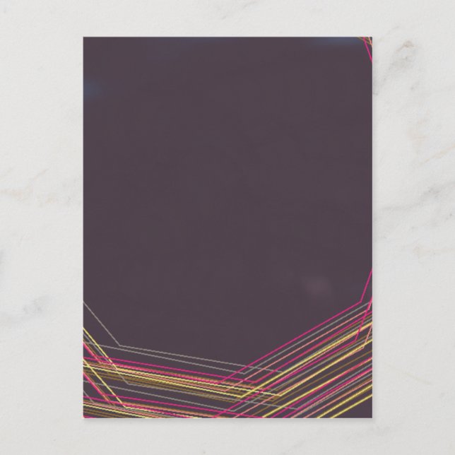 Postal en negro 0900 arte abstracto (Anverso)
