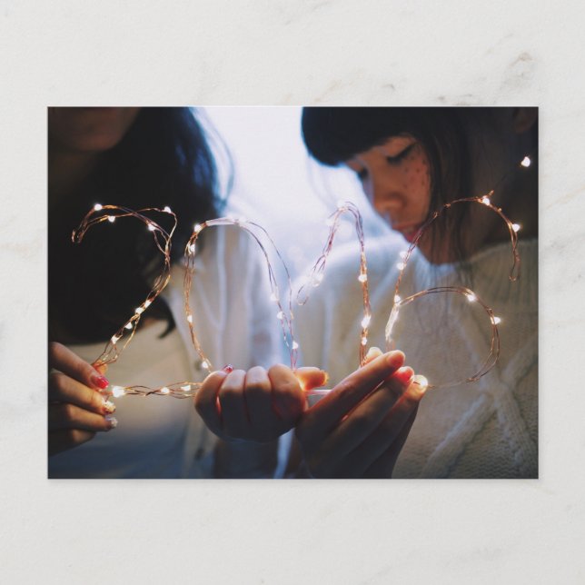 Postal En nuestra mano 2016 NYC Lighting Portrait Photo (Anverso)