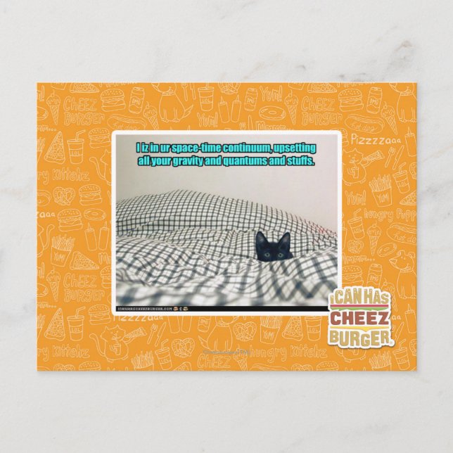 Postal En nuestro espacio Tiempo Continuo (Anverso)