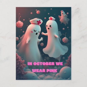 Postal En Octubre Nosotros Vestimos Enfermera Fantasma Ha