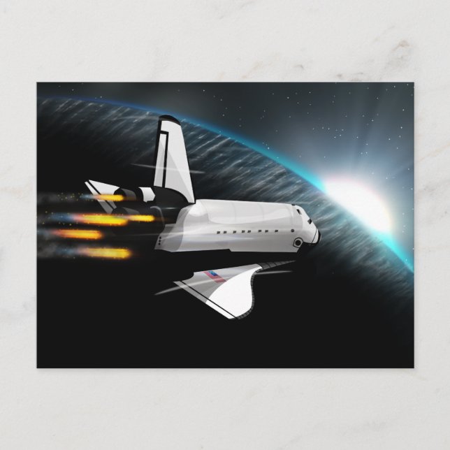 Postal En órbita (Anverso)