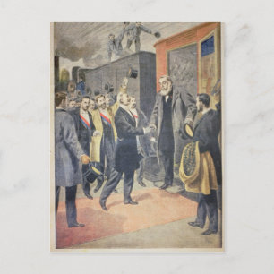 Postal En París: la llegada del presidente Kruger