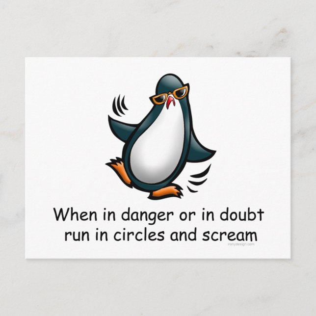 Postal En peligro o en duda (Anverso)