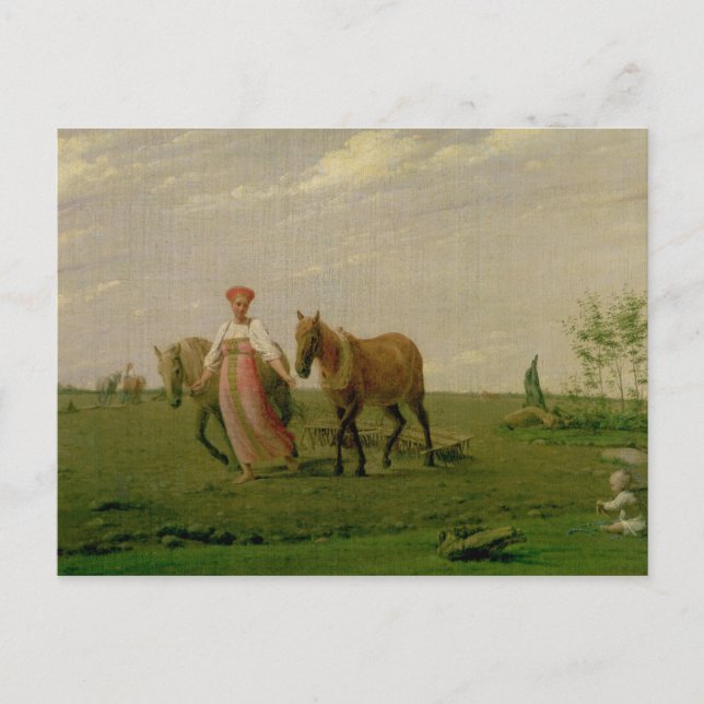 Postal En primavera, años 1820 (Anverso)