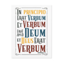 En Principio Erat Verbum La Biblia Latina Verse