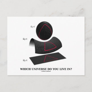 Postal ¿En Qué Universo Vives? (Humor físico)