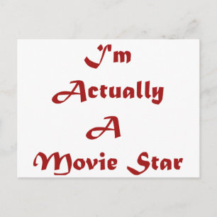 Postal En realidad soy una estrella de cine