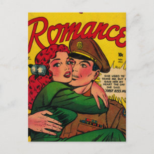 Postal En sus brazos