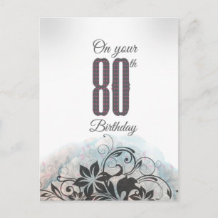 Postal ¡En tu cumpleaños 80!