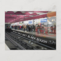 "En una estación del metro" Libra/postal de París
