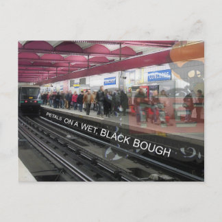 Postal "En una estación del metro" Libra/postal de París
