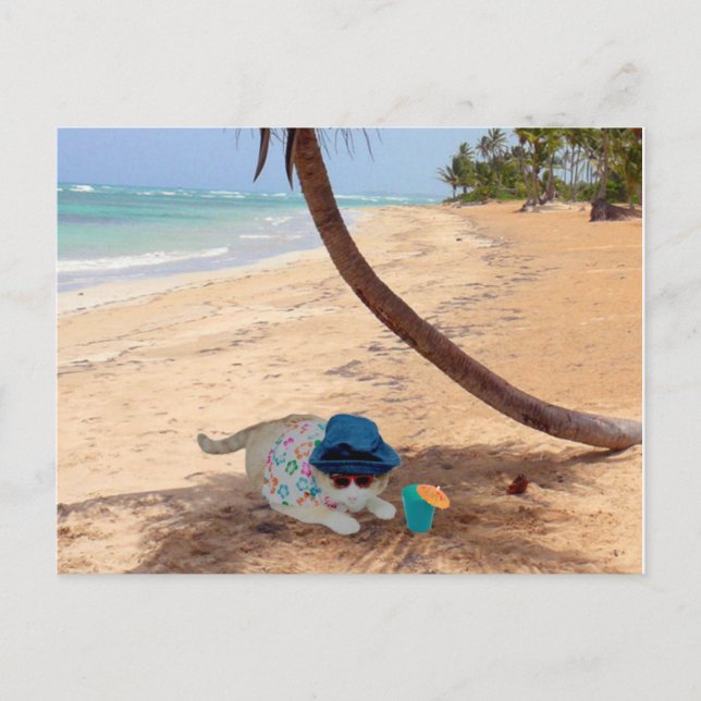 Postal En vacaciones (Anverso)