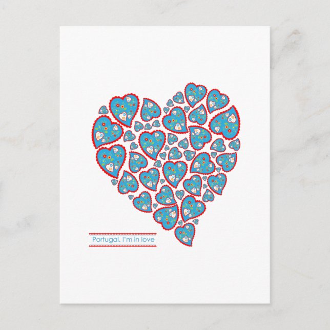 Postal Enamorado de Portugal (Anverso)