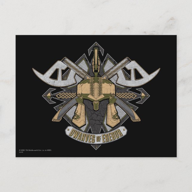 Postal Enanos De Erebor (Anverso)