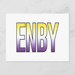 Postal ENBY - No binario