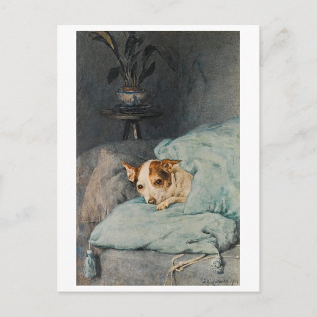 Postal Encadenado - Perro (Anverso)